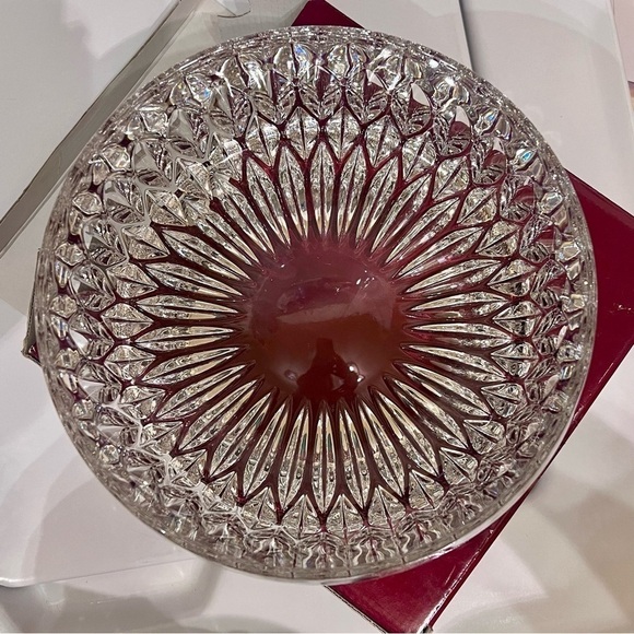 Gorham Full Lead Crystal Bowl 8" #C164 Althea Crafted In W. Germany Original Box - Picture 5 of 8